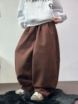 スウェットバルーンバックポイントロングパンツ🤎🖤🩶3COLOR