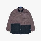 switch panel check shirt_black