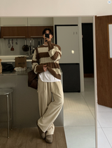  A-ekid Knock Dangara Overfit Knit
