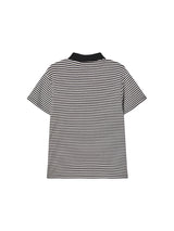 STRIPE COLLAR TEE (BEIGE)
