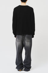 Croffle Cropped Knit (3color)