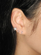 [Silver ver.] Number doodle piercing
