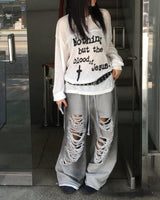 Damage washing training pants