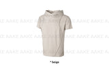 CURVE HOODED HALF TEE