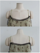 FLEUR ANTIQUE LACE-TIERED DRESS