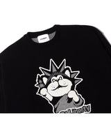 GB Cat of Liberty Jacquard Sweater (Black)