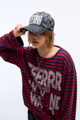 EEERRR Real tree camo pattern ball cap (Black)