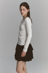 Lace Rose Long Sleeve Ivory