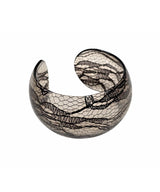 Black Veil Lace Bangle Bracelet
