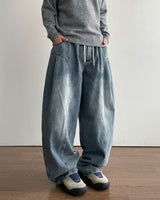 Ridge Curved Denim Pants