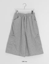 [unisex] ニニンポケットバミューダバンディングパンツ