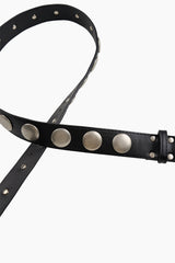 Big round studded belt
