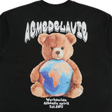 24FW ワールドワイドグローブベアアートワーク半袖Tシャツ (OVERSEAS EXCLUSIVE) ブラック