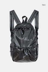 カジュアルメタルグロッシーバックパック