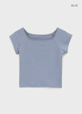 [MADE] Beyrn Two-Way Cap Sleeve Short Sleeve Tee