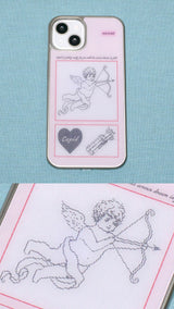[MADE] [PHONE CASE] キューピッド (ピンク)