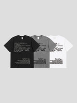 サッドピグメントショートスリーブTシャツ 3C