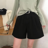 [MADE] ツイート、ピンタックコットン5分ショーツ