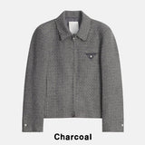 Sio Tweed Crop Wool Jacket