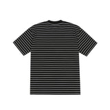 ストライプTシャツ ブラック