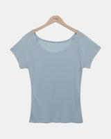 Beibin One-Shoulder Short-Sleeve T-Shirt