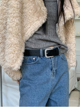 WIDE LEATHER BELT