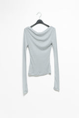 drape side slit top(3colors)