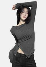 Snap Slim Long Sleeve
