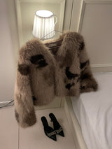 Vintage Leopard Fur Jacket