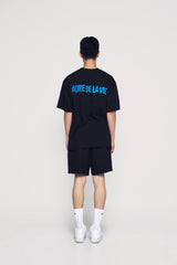 24FW FINGER-POINTING LETTERING BABY FACE SHORT SLEEVE T-SHIRT BLACK