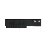 PLEATED SNAP BELT (BLACK)
