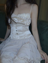 pearl corset top