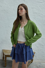Lily frill sleeveless knit_ivory