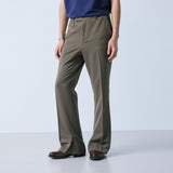 2way hidden extend bootcut slacks brown