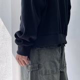 V-Stud Stand Collar Zip Jacket