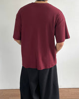 ウェザークロップワッフルショートスリーブTシャツ