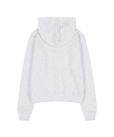 CLASSIC WAPPEN CROP HOODIE (LIGHT MELANGE)_F24ZB061