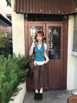 oso dot frill skirt