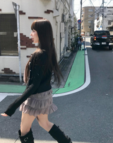 ラブオブスリムデイフリルカーディガン