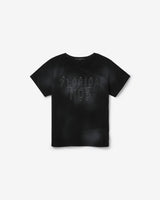 デニムパッチウォッシングTシャツ [ ブラック ]