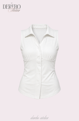 Steady Collar Halter Sleeveless Top
