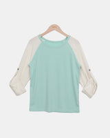 Miol Raglan Roll-Up T-Shirt