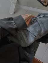 [Premium] Fiction Painting Crash Denim Pants