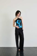  FLUTTER HALTERNECK / BLUE