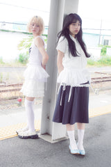 apron フリルスカート