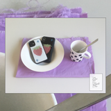 [민지,아현 착용] Strawberry Glass Bumper Case ( White )