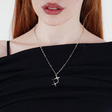 NU SHAPE BEADSCHAIN NECKLACE