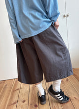 General Cotton Pintuck Balloon Bermuda Shorts 4color