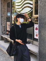 エッセンシャルディープヘンリーニット 3C