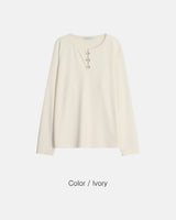 OAハイネホックヘンリーネックロングスリーブドシャツ (4 colors)